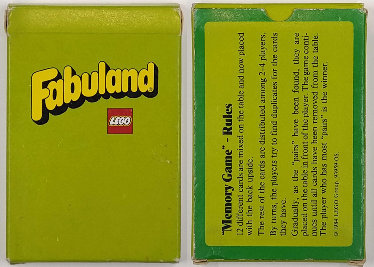 Fabuland jeu de mémoire (Fabuland Memory Game)