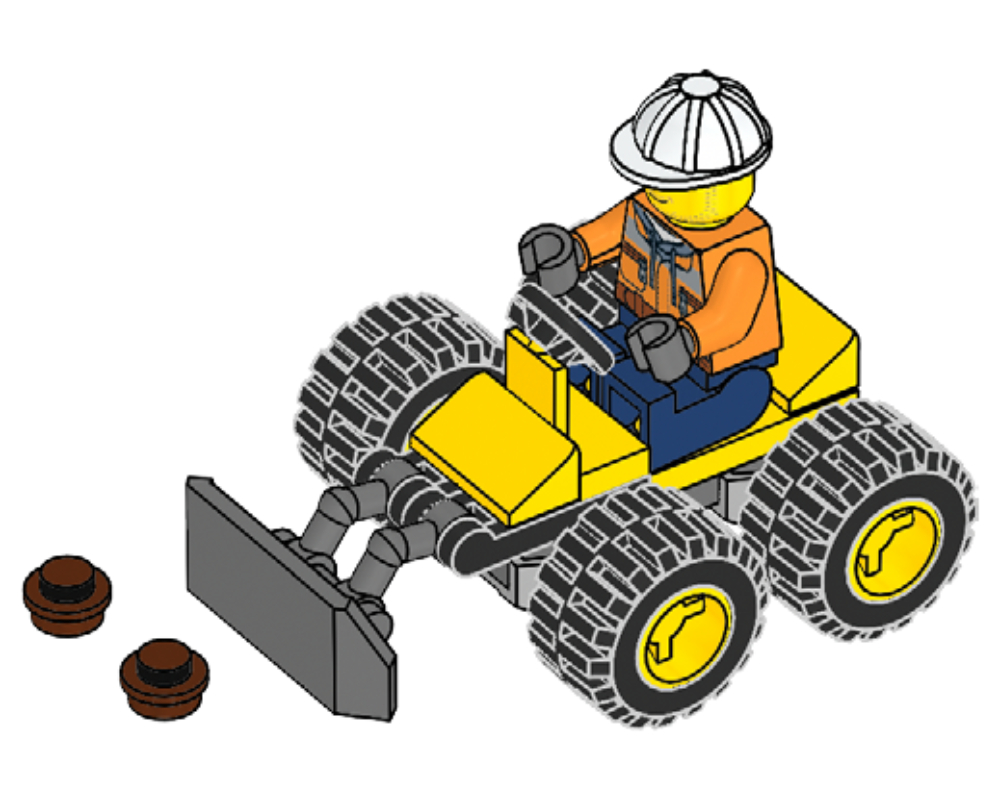 Eddy erker avec bulldozer (Eddy Erker with Bulldozer)