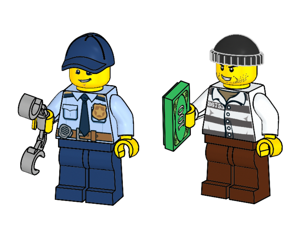 Policier et voleur (Policeman and Robber)