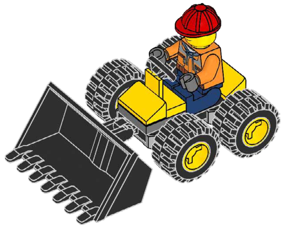 Constructeur avec grande pelleteuse (Builder with Epic Digger)