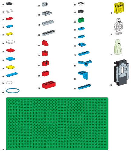 Éléments spéciaux pour jeu de parc d'attractions (Special Elements for Amusement Park Set)