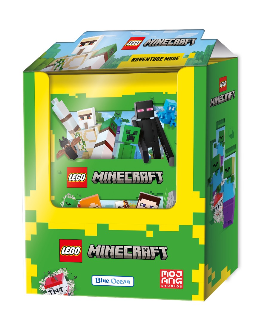 Collection d'autocollants Minecraft: mode aventure - boîte scellée (36 packs) (Minecraft Sticker Collection: Adventure Mode - Sealed Box (36 Packs))