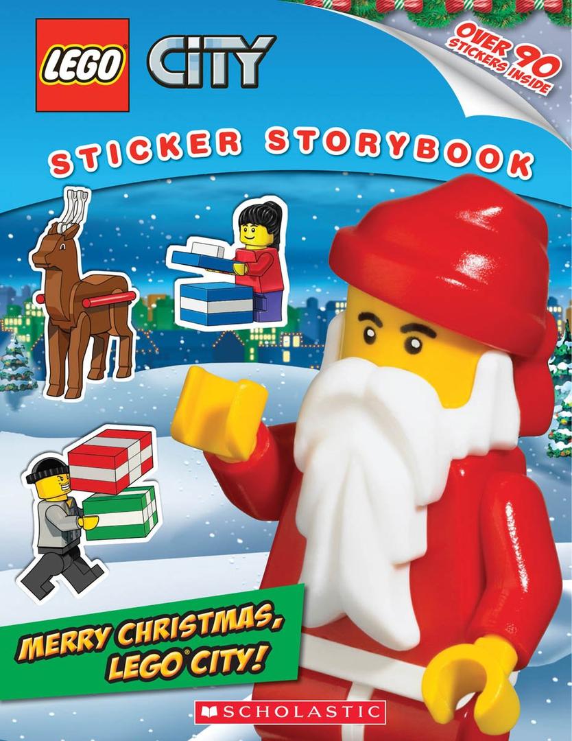 City: joyeux Noël, LEGO city: livre d'histoire (City: Merry Christmas, LEGO City: Sticker Storybook)