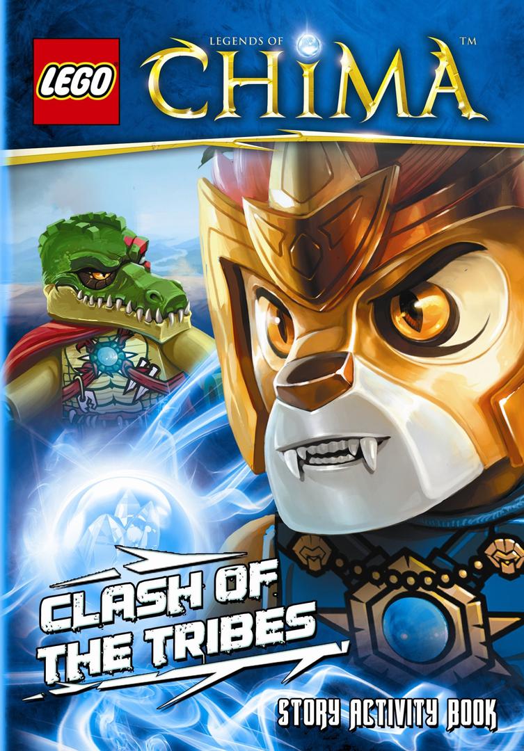 Les légendes de chima: clash of the tribes: livre d'activités histoire (Legends of Chima: Clash of the Tribes: Story Activity Book)