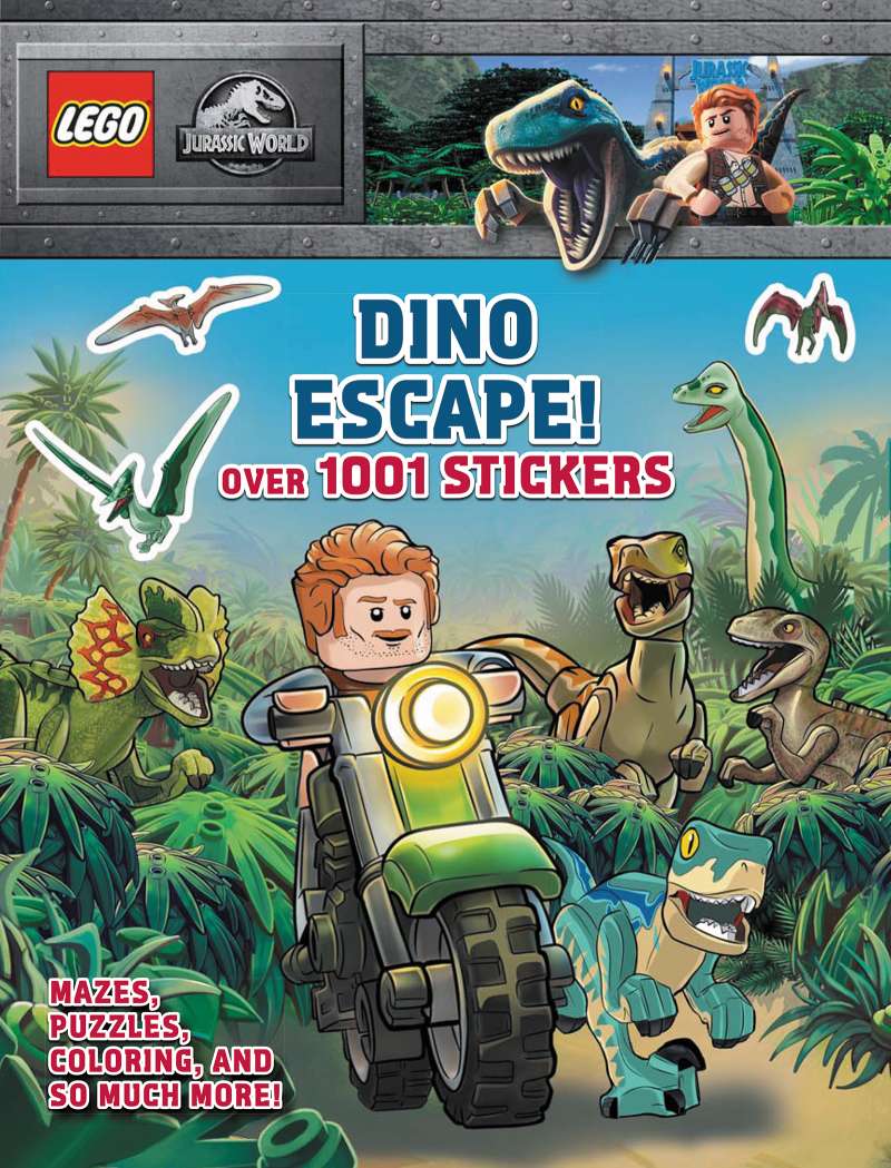 Monde jurassique: dino escape: plus de 1001 autocollants (Jurassic World: Dino Escape: Over 1001 Stickers)