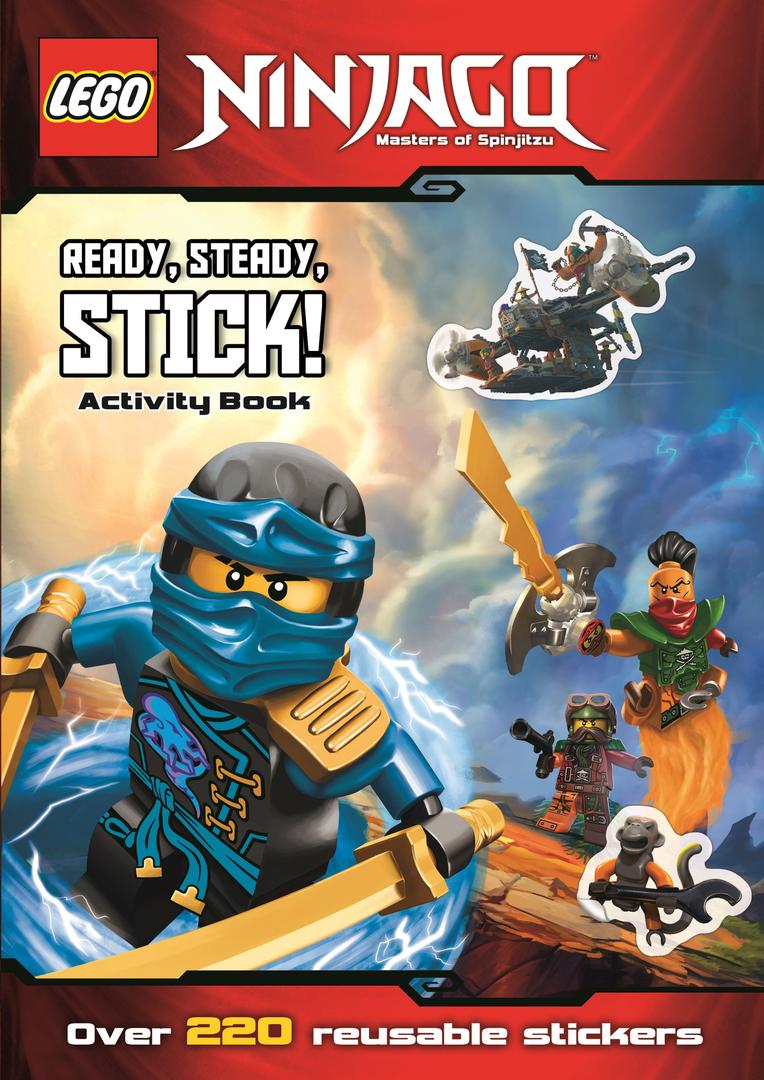 Ninjago: prêt, stable, bâton: livre d'activités (Ninjago: Ready, Steady, Stick: Activity Book)