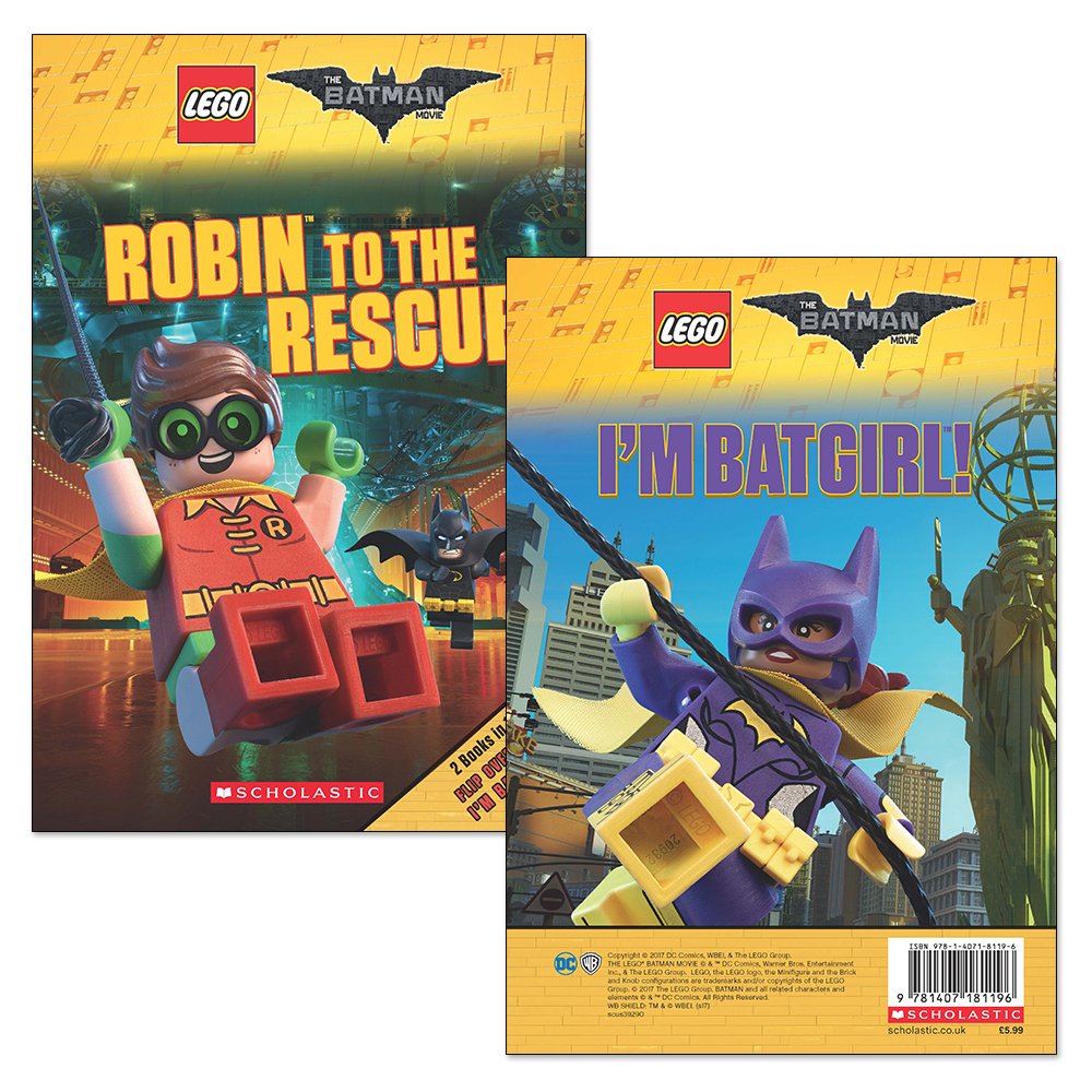 Le film LEGO Batman: Robin à la rescousse / I'm Batgirl: 2 livres en 1 (The LEGO Batman Movie: Robin to the Rescue / I'm Batgirl: 2 Books in 1)