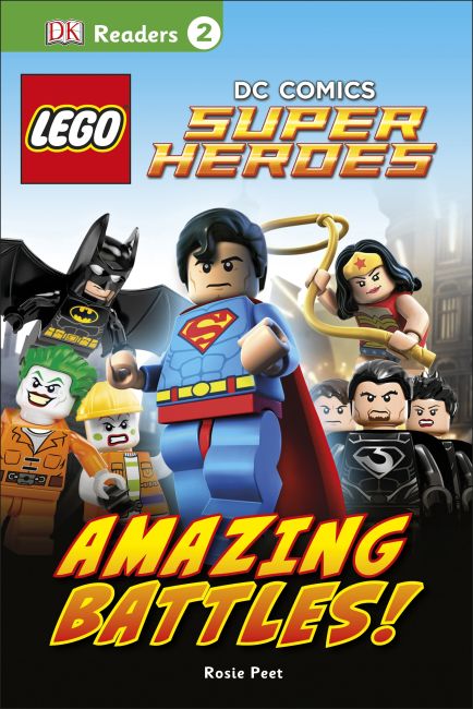 Dk readers niveau 2: dc comics super heroes: des batailles incroyables ! (DK Readers Level 2: DC Comics Super Heroes: Amazing Battles!)