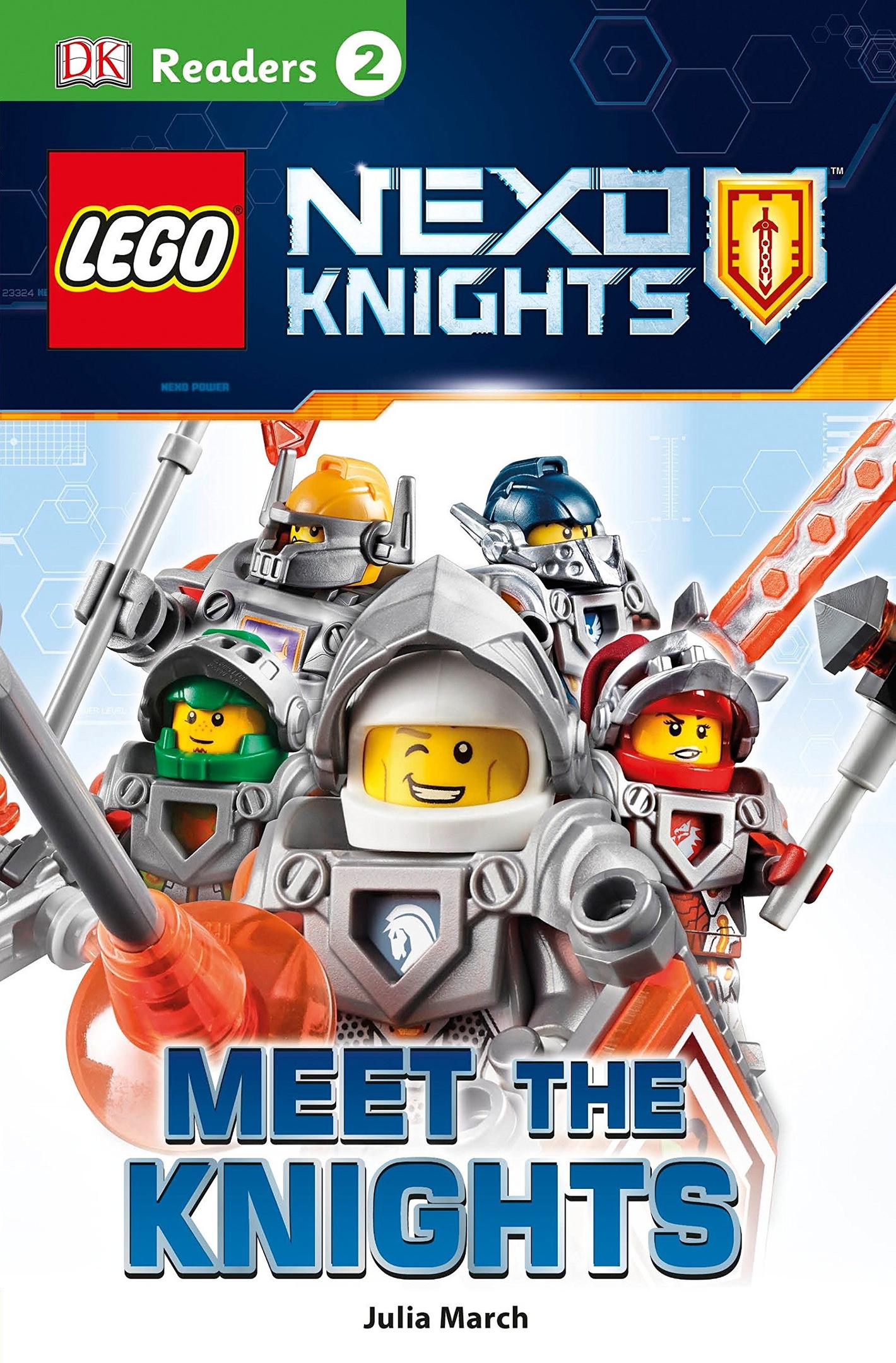 Dk lecteurs niveau 2: Chevaliers Nexo: rencontrer les chevaliers (DK Readers Level 2: Nexo Knights: Meet the Knights)