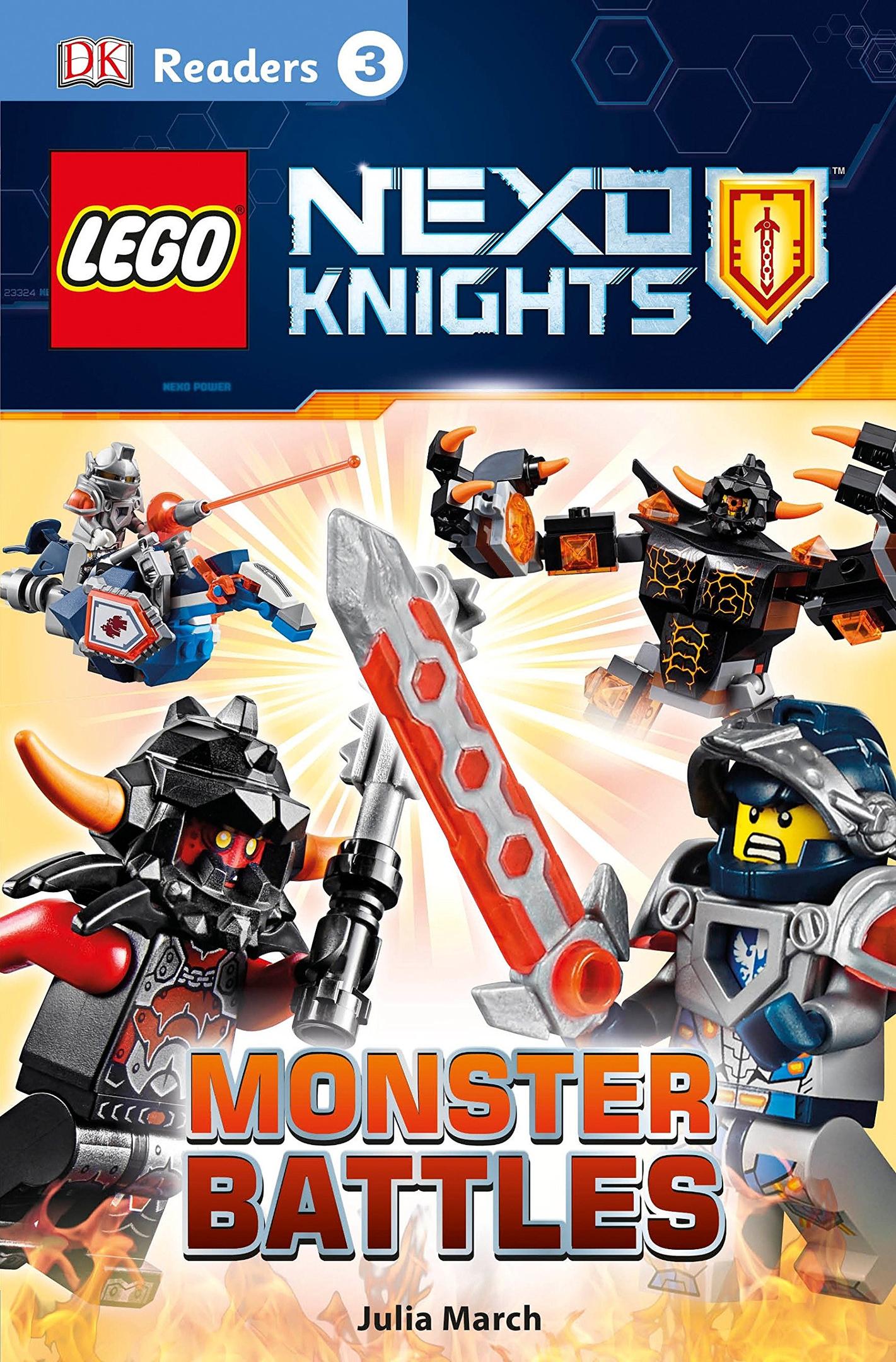 Dk readers niveau 3: Nexo Knights: batailles de monstres (DK Readers Level 3: Nexo Knights: Monster Battles)