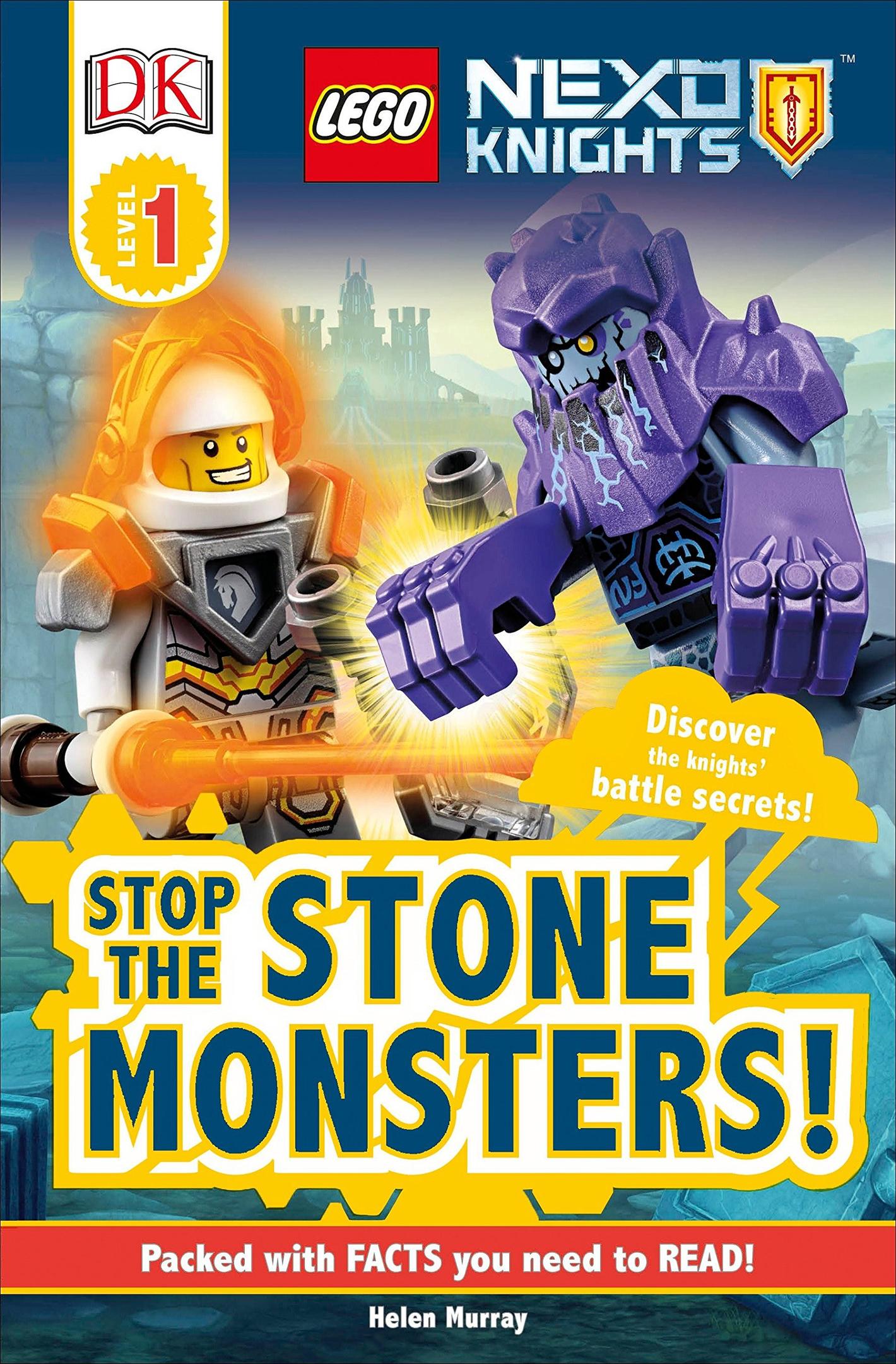 Dk readers niveau 1: Nexo Knights: arrêtez les monstres de pierre (DK Readers Level 1: Nexo Knights: Stop the Stone Monsters)