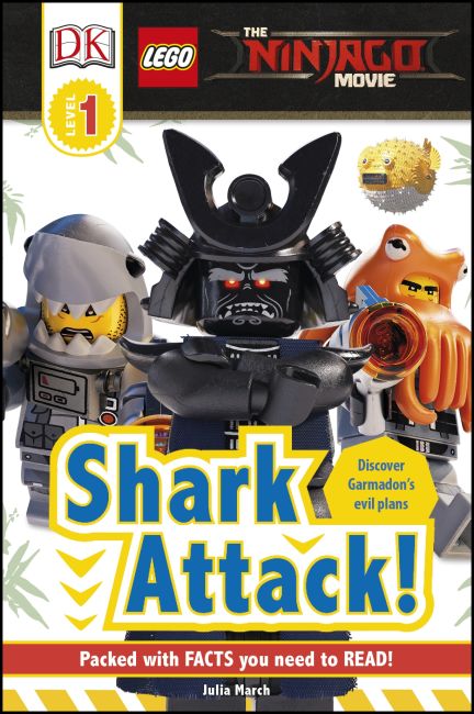 Dk readers niveau 1: le film LEGO Ninjago: attaque de requin ! (DK Readers Level 1: The LEGO Ninjago Movie: Shark Attack!)