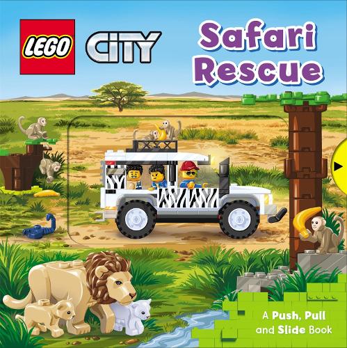 Ville: safari rescue: un livre push, pull et slide (City: Safari Rescue: A Push, Pull and Slide Book)