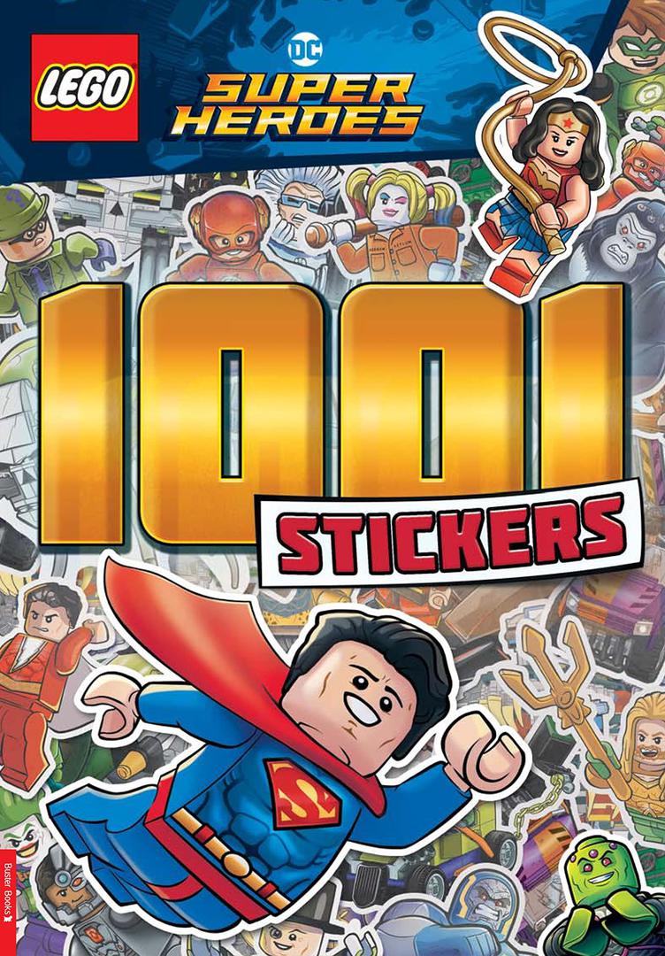 Dc comics super héros: 1001 autocollants (DC Comics Super Heroes: 1001 Stickers)