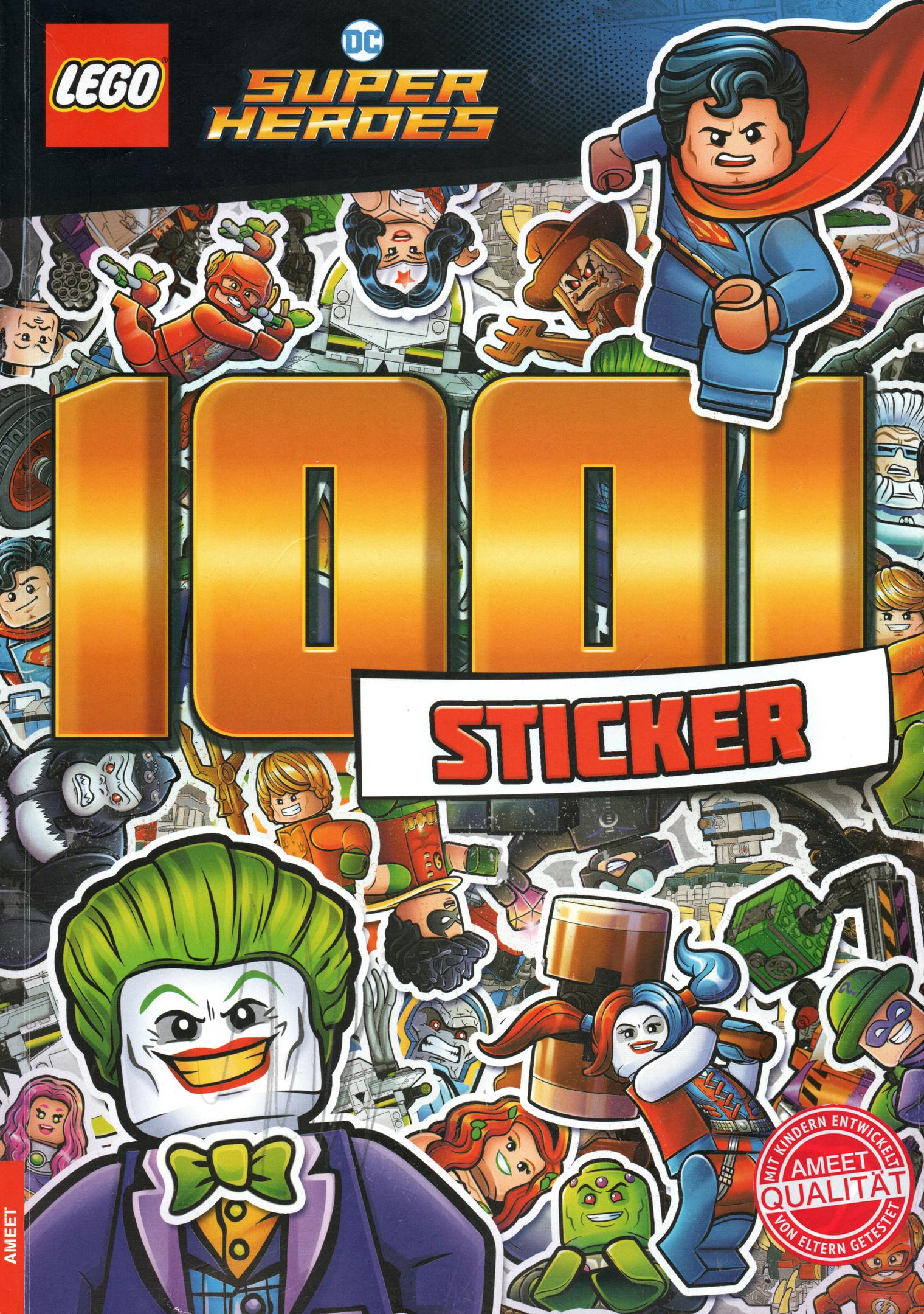 Dc comics super heroes: 1001 autocollants héros contre méchants (DC Comics Super Heroes: 1001 Stickers Heroes vs Villains)