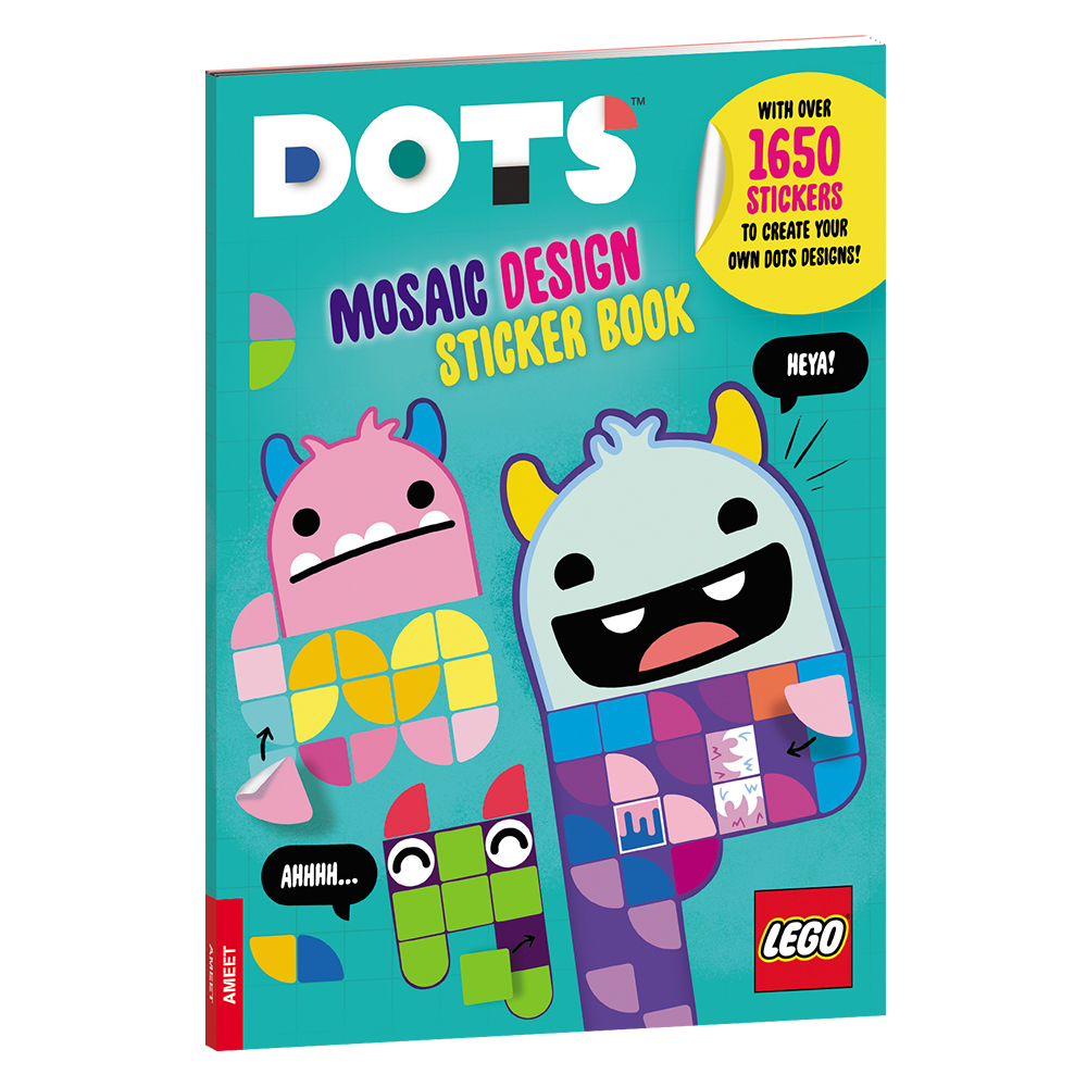 Points: mosaïque design autocollant livre (DOTS: Mosaic Design Sticker Book)
