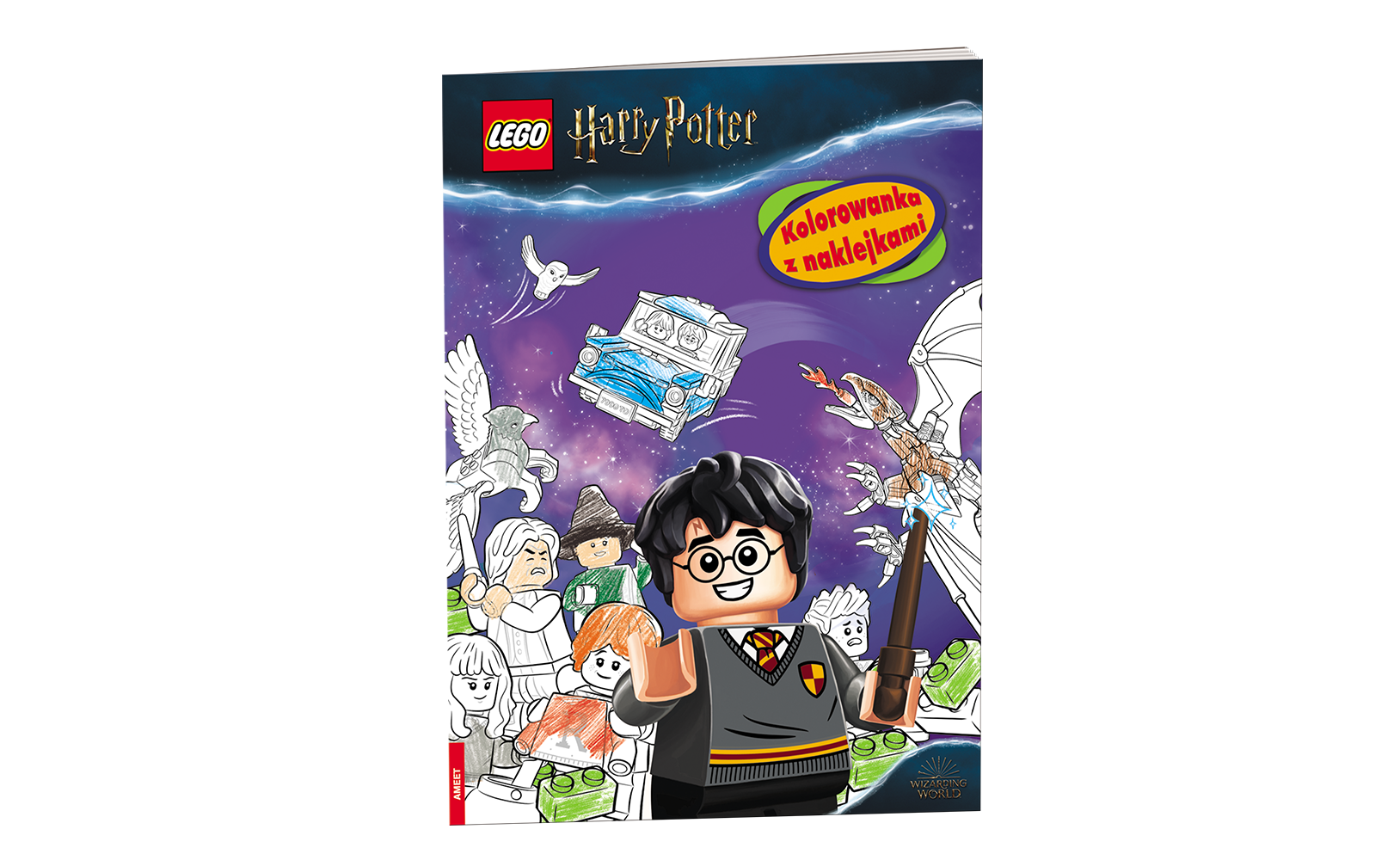 Harry Potter à l'école des sorciers (Harry Potter: Kolorowanka z Naklejkami)