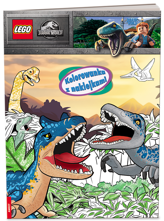 Jurassic world: La vie quotidienne (Jurassic World: Kolorowanka z Naklejkami)