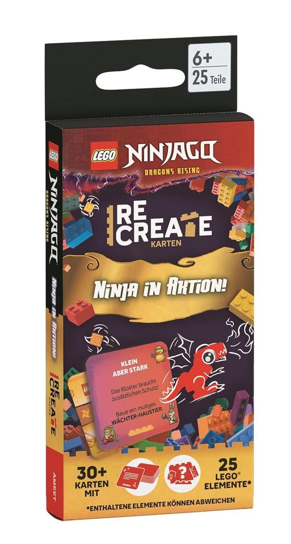 Ninjago: dragons montant: recréer des cartes d'activité: ninja en action (Ninjago: Dragons Rising: ReCreate Activity Cards: Ninja in Action)