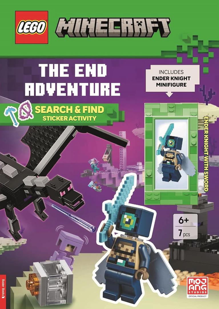 Minecraft: l'aventure de fin: recherche et trouver l'activité autocollant (Minecraft: The End Adventure: Search & Find Sticker Activity)