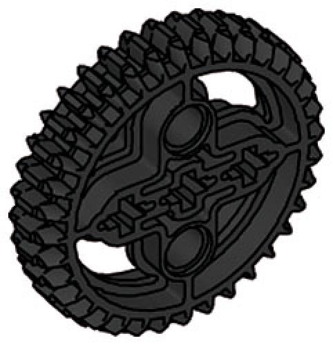 36-Tooth Double Conical Wheels (Pack of 25)