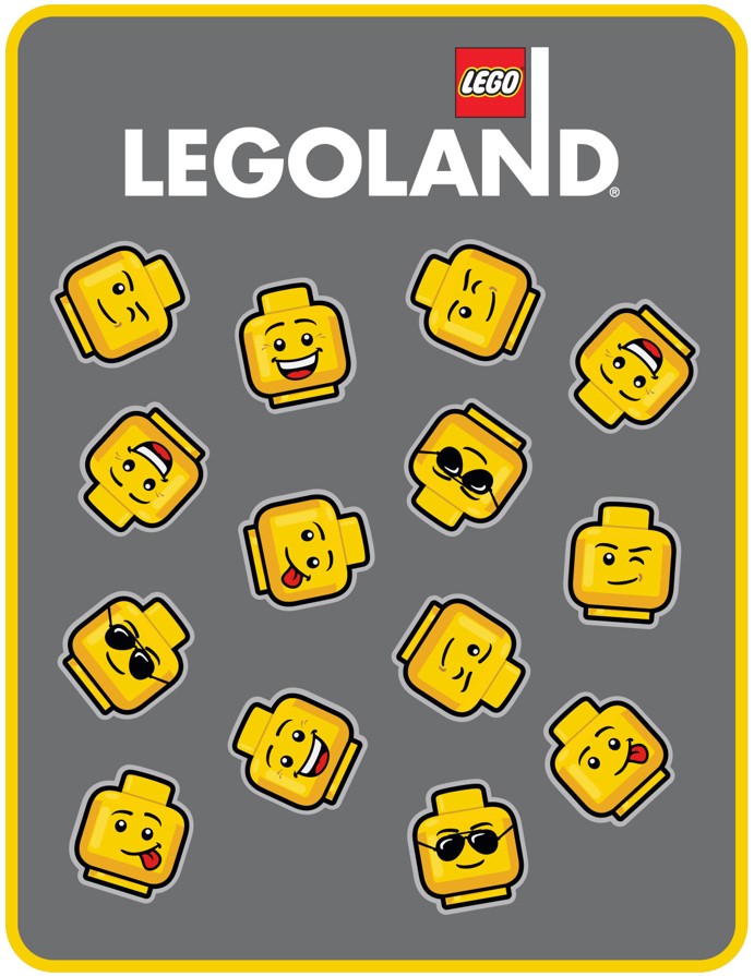 LEGOLAND minifigurine sourires jeter (LEGOLAND Minifigure Smiles Throw)
