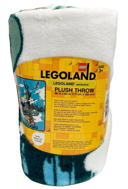 LEGOLAND statue de la liberté peluche jeter (LEGOLAND Statue of Liberty Plush Throw)