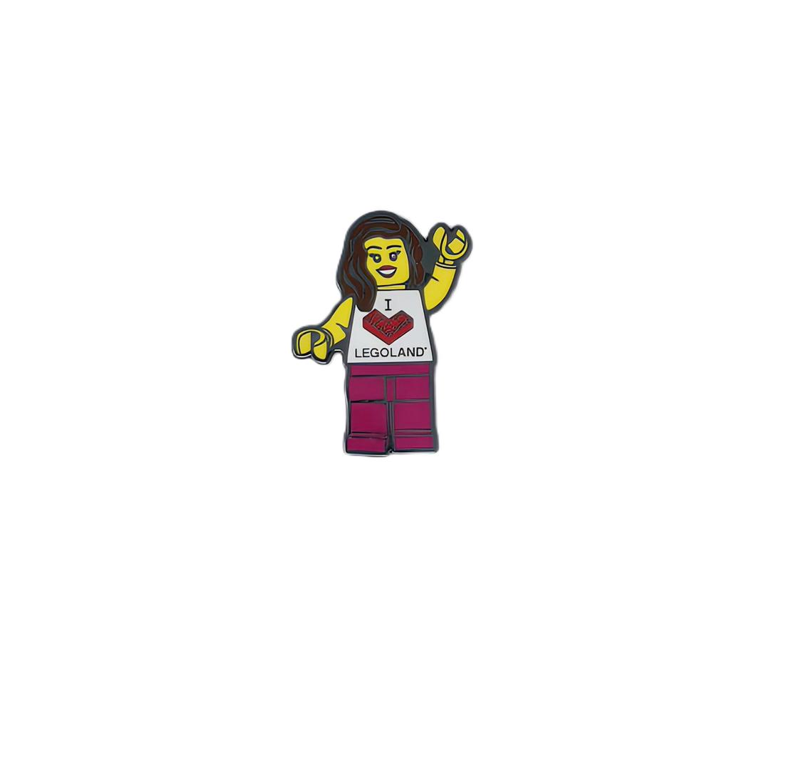 I [cœur] bouton en émail LEGOLAND (femelle) (I [Heart] LEGOLAND Enamel Button (Female))