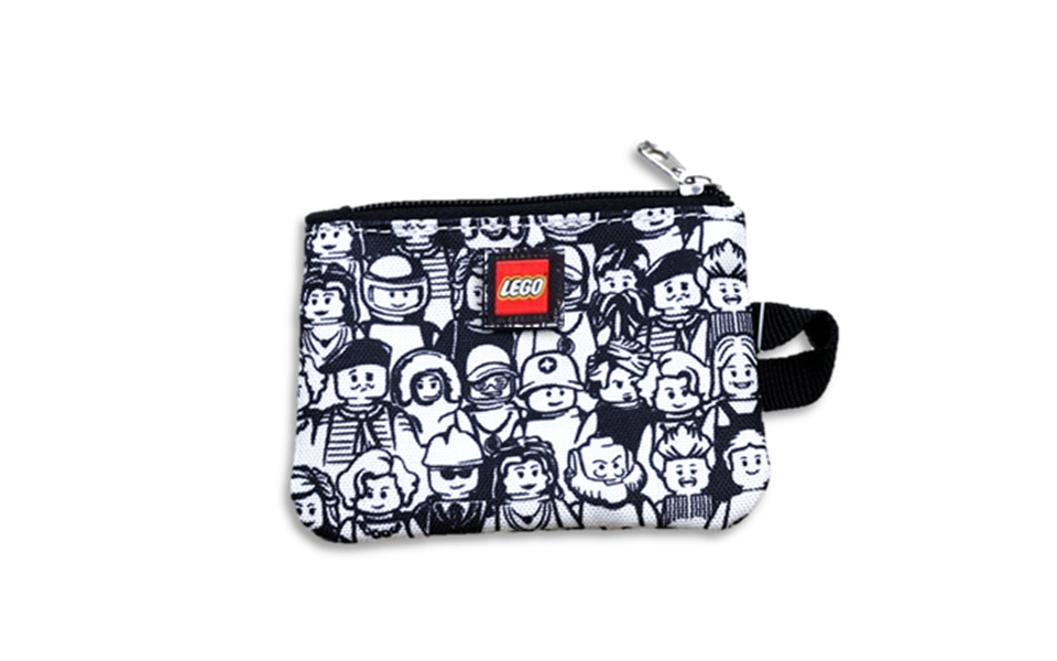 Minifigurine color me foule porte-monnaie (Minifigure Color Me Crowd Coin Purse)