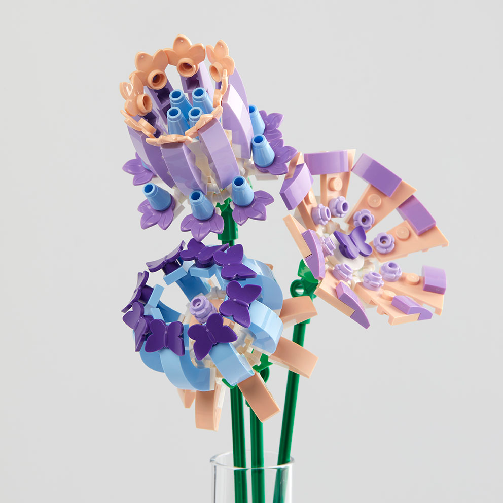 Purple Butterflies Flower Pack