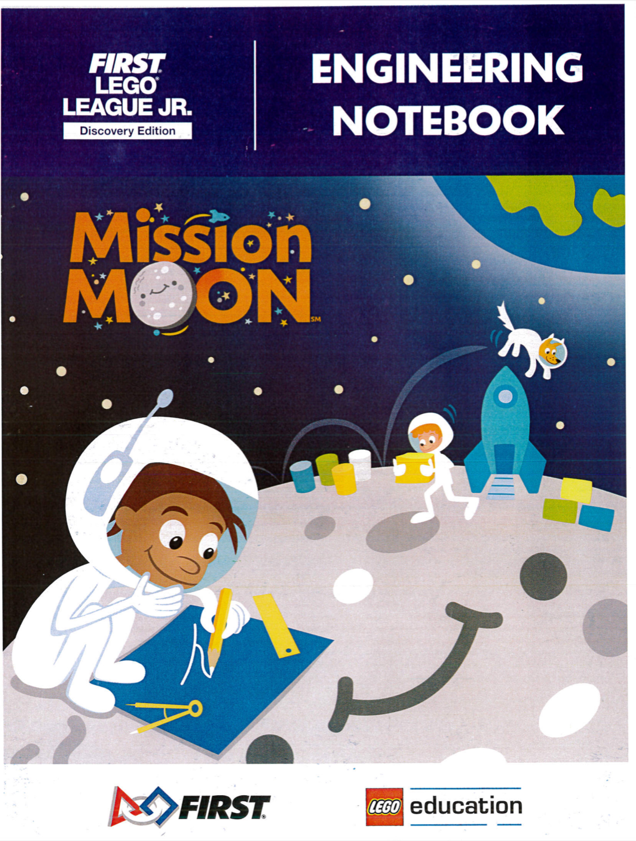 Cahier d'ingénierie — Mission MOON (FLL Jr., édition découverte) (Mission MOON Engineering Notebook (FLL Jr. Discovery Edition))