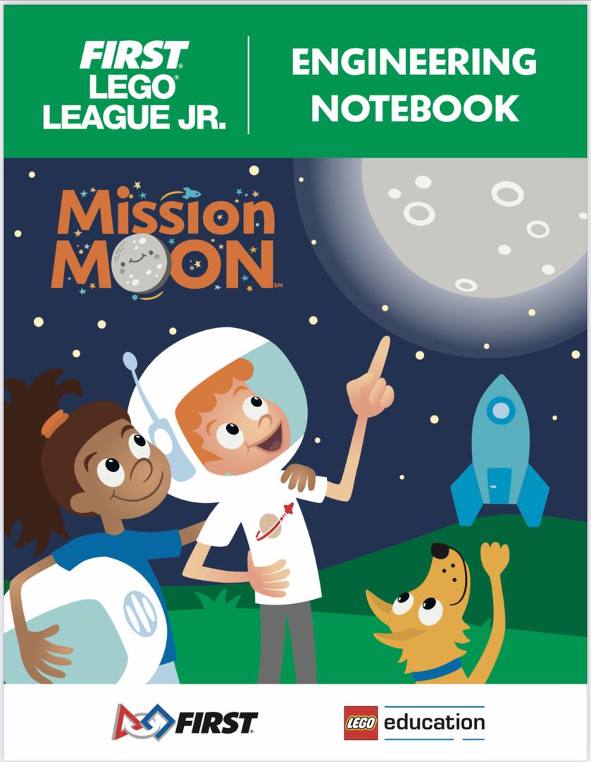 Cahier d'ingénierie — Mission MOON (FLL Jr.) (Mission MOON Engineering Notebook (FLL Jr.))