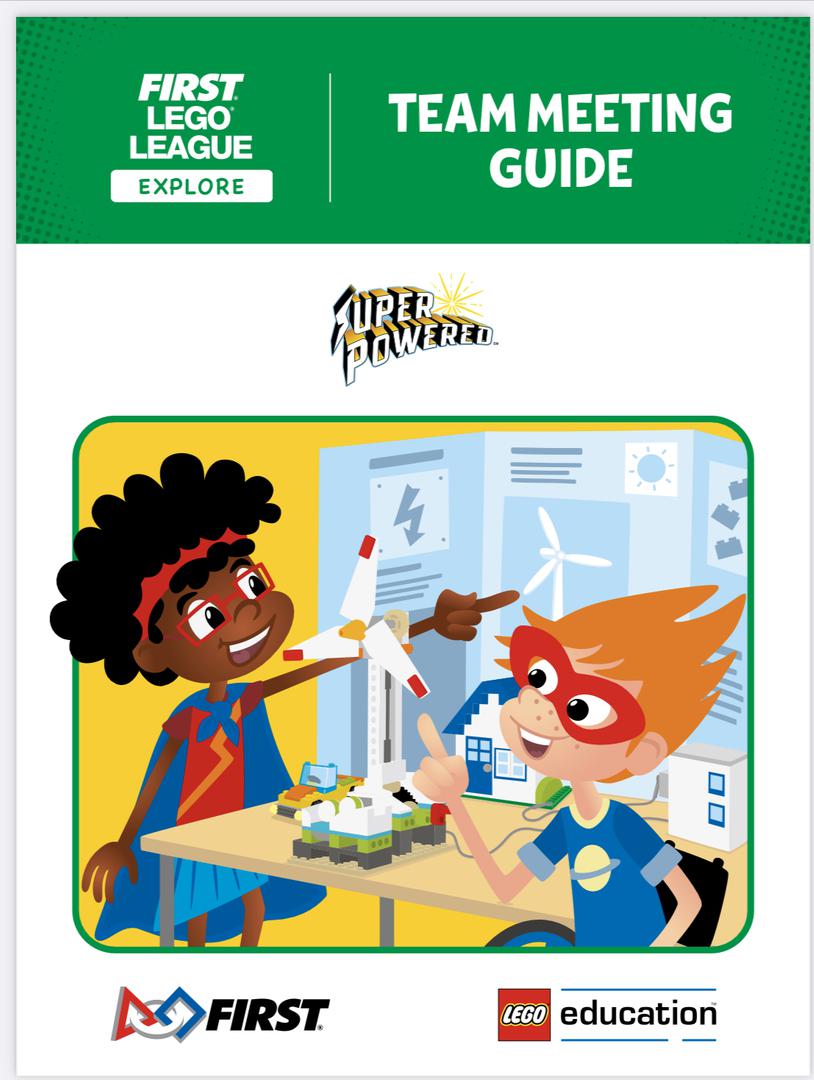 Guide des réunions d'équipe — SUPERPOWERED (FLL Explore) (SUPERPOWERED Team Meeting Guide (FLL Explore))