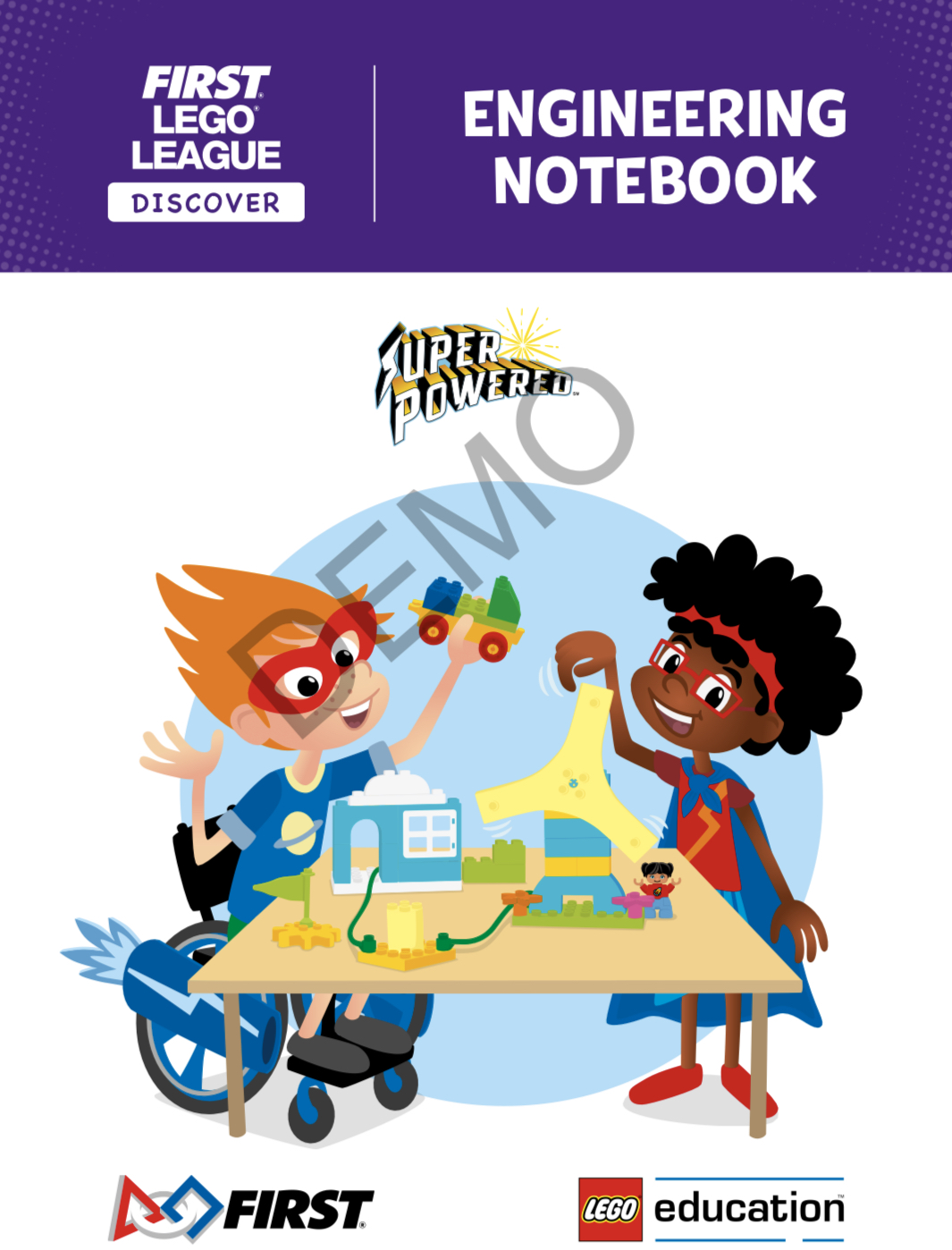 Cahier d'ingénierie — SUPERPOWERED (FLL Discover) (SUPERPOWERED Engineering Notebook (FLL Discover))