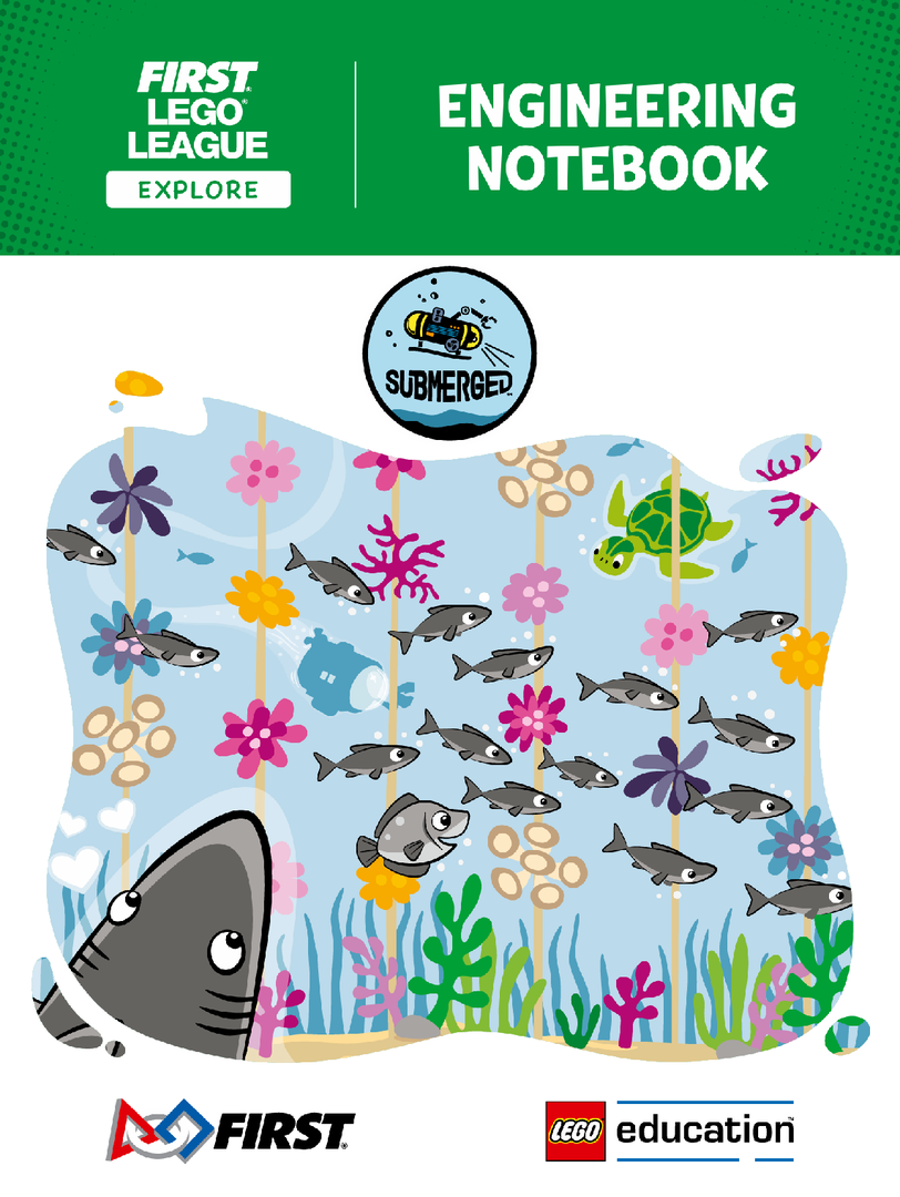 Cahier d'ingénierie — SUBMERGED (FLL Explore) (SUBMERGED Engineering Notebook (FLL Explore))