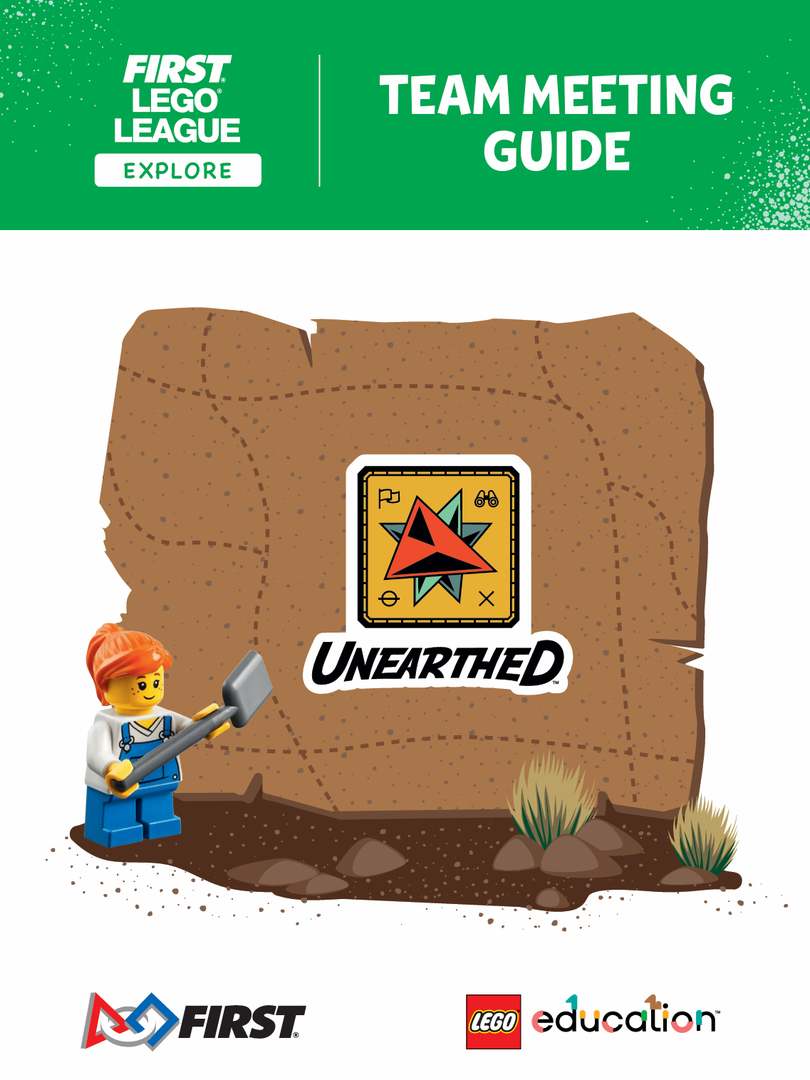 Guide des réunions d'équipe — UNEARTHED (FLL Explore) (UNEARTHED Team Meeting Guide (FLL Explore))