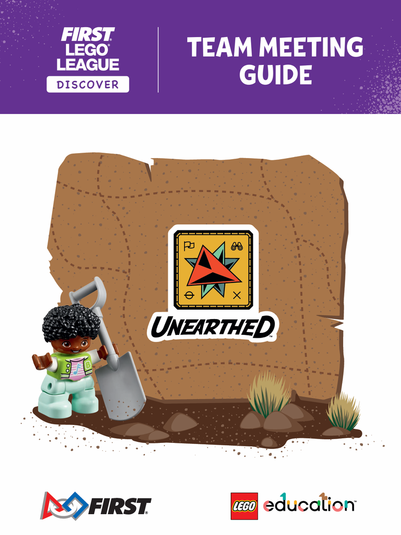 Guide des réunions d'équipe — UNEARTHED (FLL Discover) (UNEARTHED Team Meeting Guide (FLL Discover))