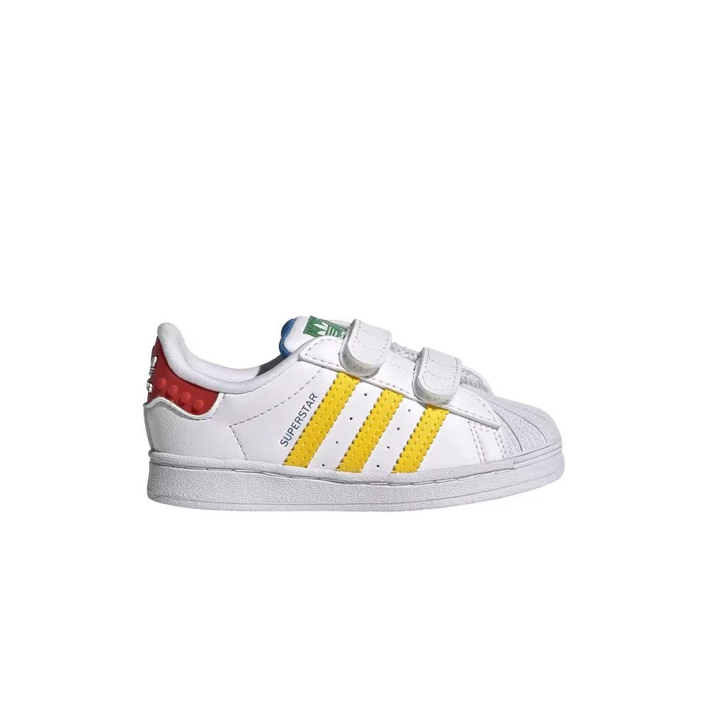 adidas Superstar x LEGO (White Pantone) - Infant Shoes