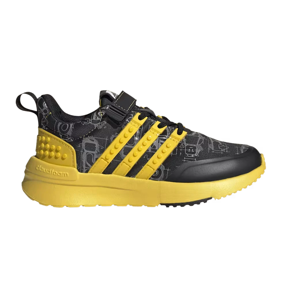 adidas Racer TR x LEGO (Black Equipment Yellow) - Kids' Shoes