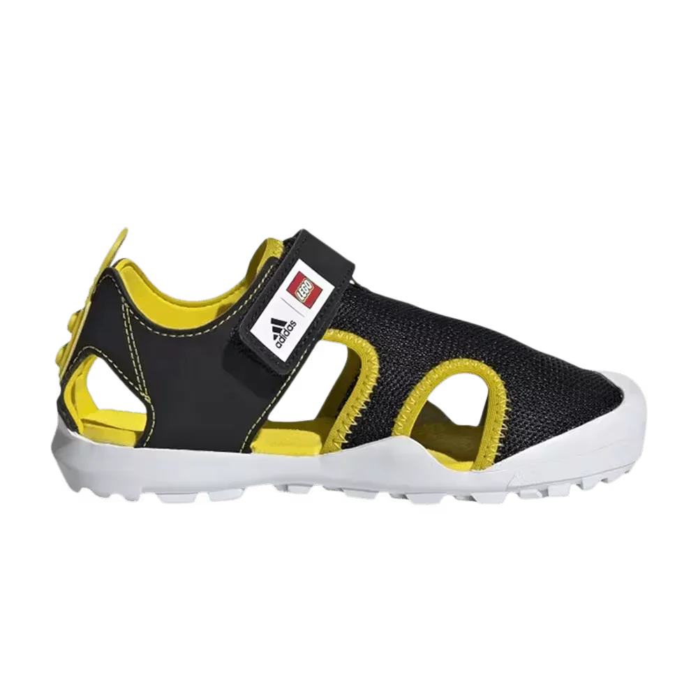 adidas Captain Toey J x LEGO (Black Yellow) - Kids' Sandals