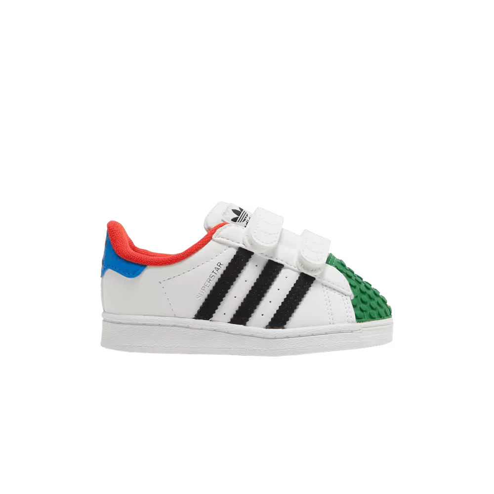 adidas Superstar CF x LEGO (White Yellow Green) - Infant Shoes