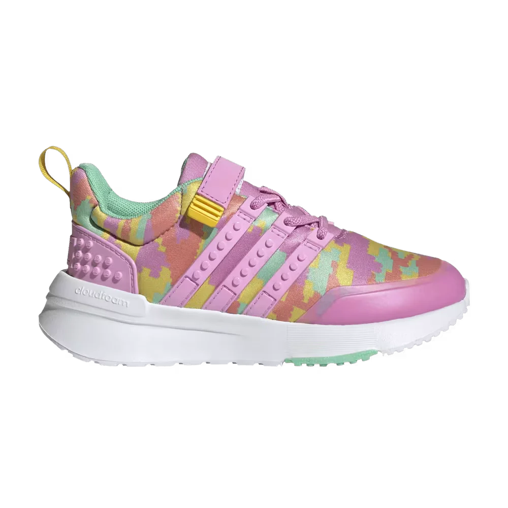 adidas Racer TR21 EL x LEGO (Digi Camo Bliss Orchid) - Kids' Shoes