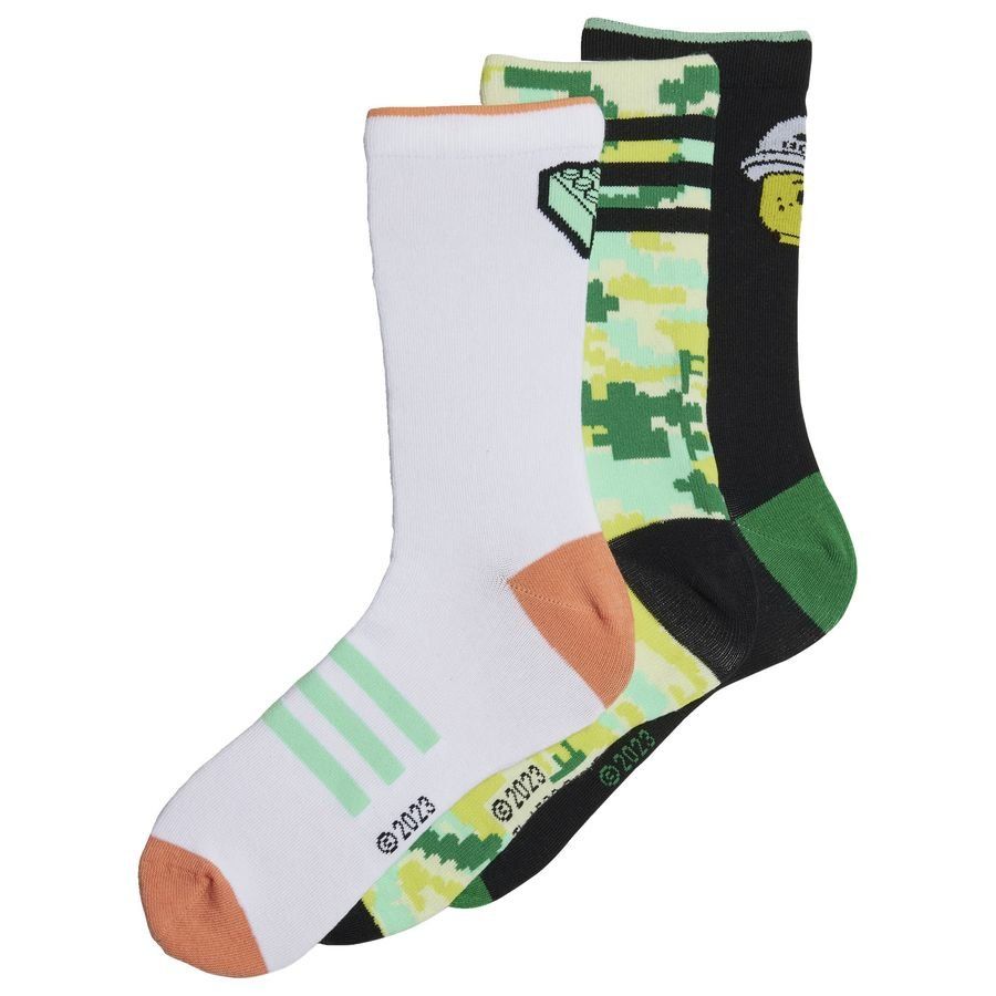 Adidas x LEGO jeu chaussettes multicolores 3 paires (adidas x LEGO Play Multi-Color Socks 3 Pairs)