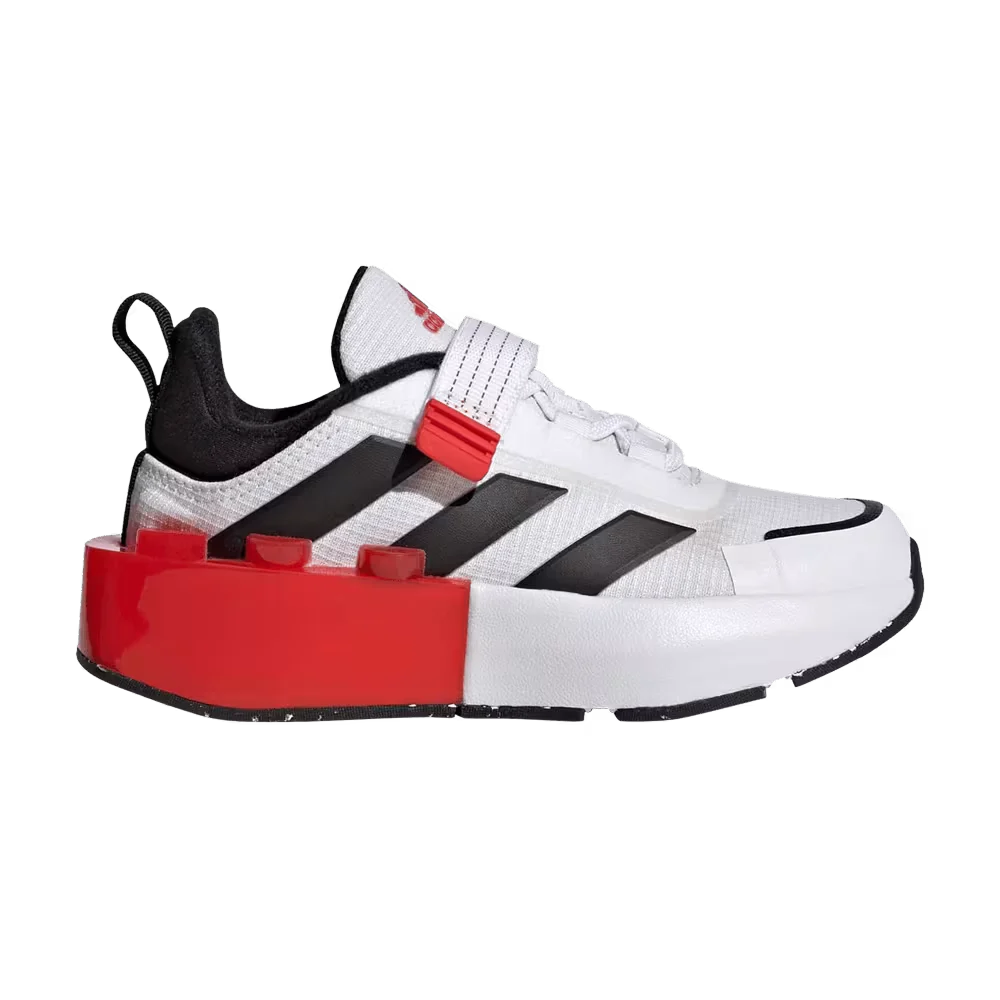 adidas Tech Runner x LEGO (White Black Red) - Kids' Shoes