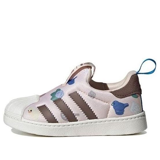 Adidas superstar 360 x LEGO (imprimé allover - quartz merveille) - chaussures pour bébé (adidas Superstar 360 x LEGO (Allover Print - Wonder Quartz) - Infant Shoes)