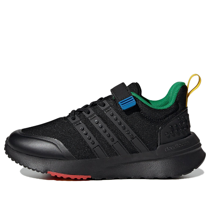 Adidas racer tr21 el x LEGO (core noir vert) - chaussures pour enfants (adidas Racer TR21 EL x LEGO (Core Black Green) - Kids' Shoes)
