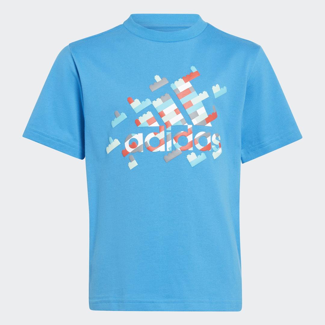 T-shirt enfant adidas x classic LEGO bleu (adidas x Classic LEGO Blue Kids' T-Shirt)