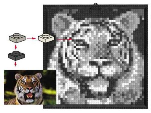 Mosaic Tiger