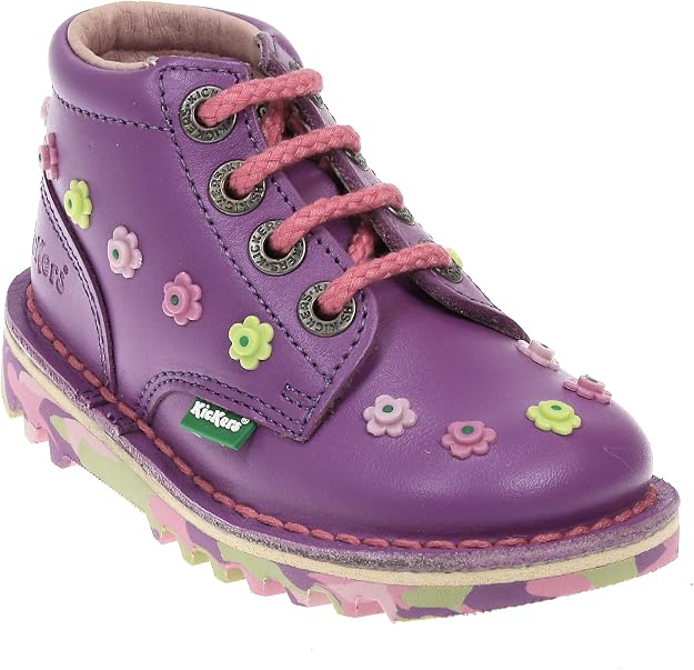 Kickers enfants clignoter LEGO classique boot - violet (Kickers Kids Blink LEGO Classic Boot - Purple)