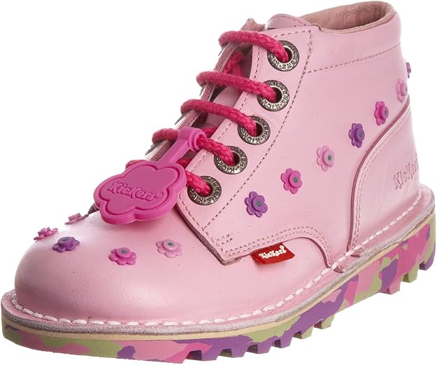 Kickers Kids Blink LEGO Classic Boot - Pink